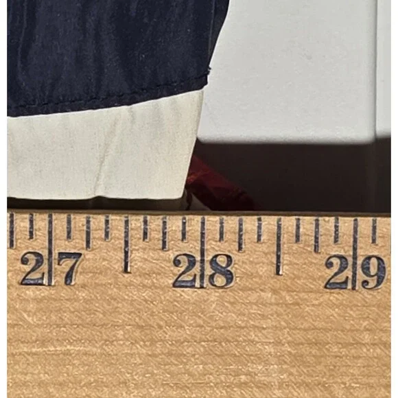 VTG Tommy Hilfiger Sailing Jacket Flag 2X Color Block Hood 1/4 Zip Fleece Lined